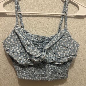 American Eagle Outfitters Blue Floral Camisole